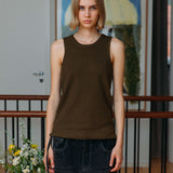 Andersen Waffle Tank, Khaki