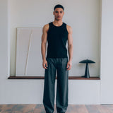 Gerard Pinstripe Trousers, Grey