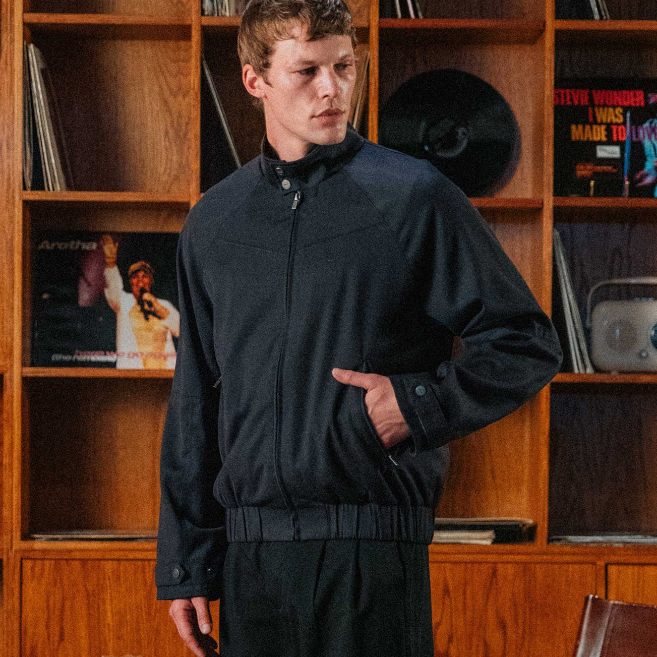 Kian High Neck Jacket
