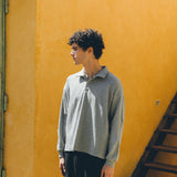Mateo Cotton Polo, Grey