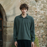 Mateo Cotton Polo, Grey