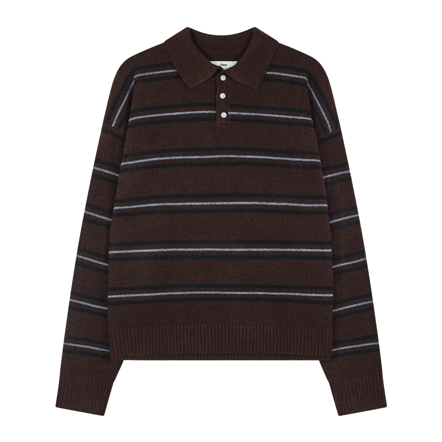 Myles Polo Knit, Navy