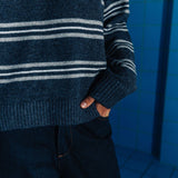 Myles Polo Knit, Navy