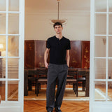 Nils Henley T-Shirt, Black