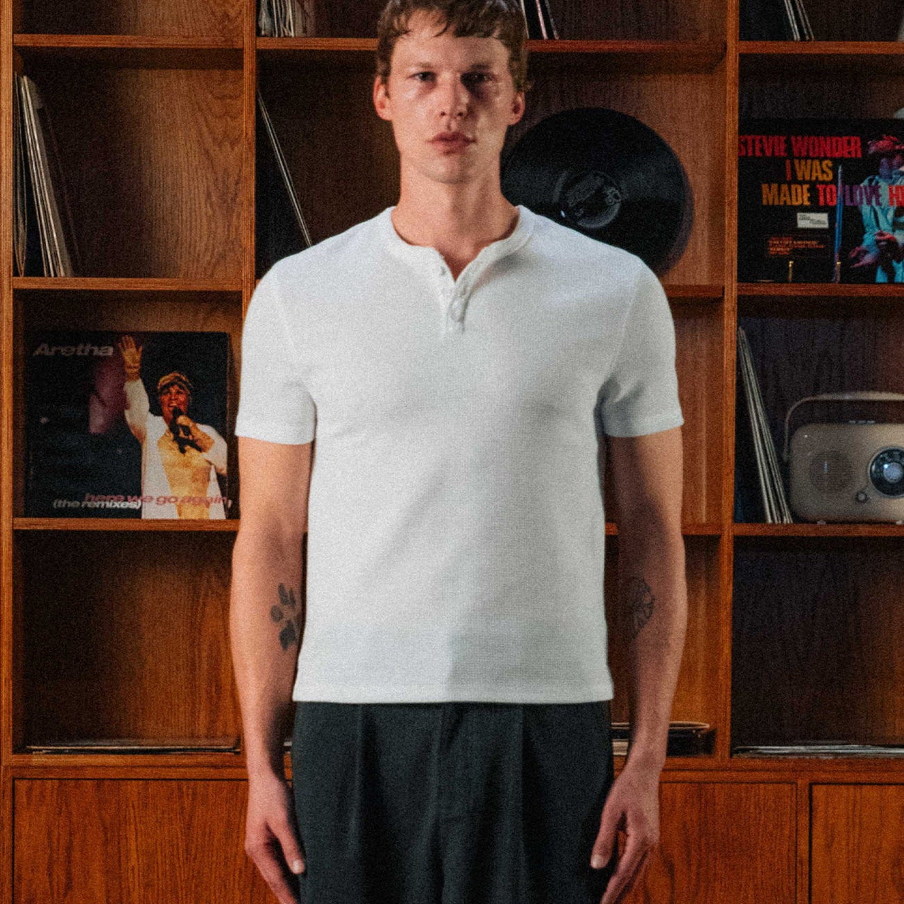 Nils Henley T-Shirt, White